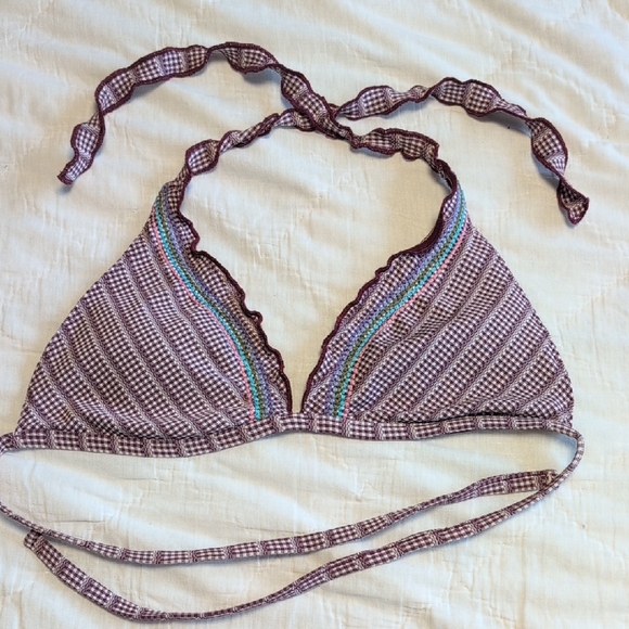 Other - Mossimo. Bikini Top • Size Large • Boho Print Multi-Color Tribal Swim Top